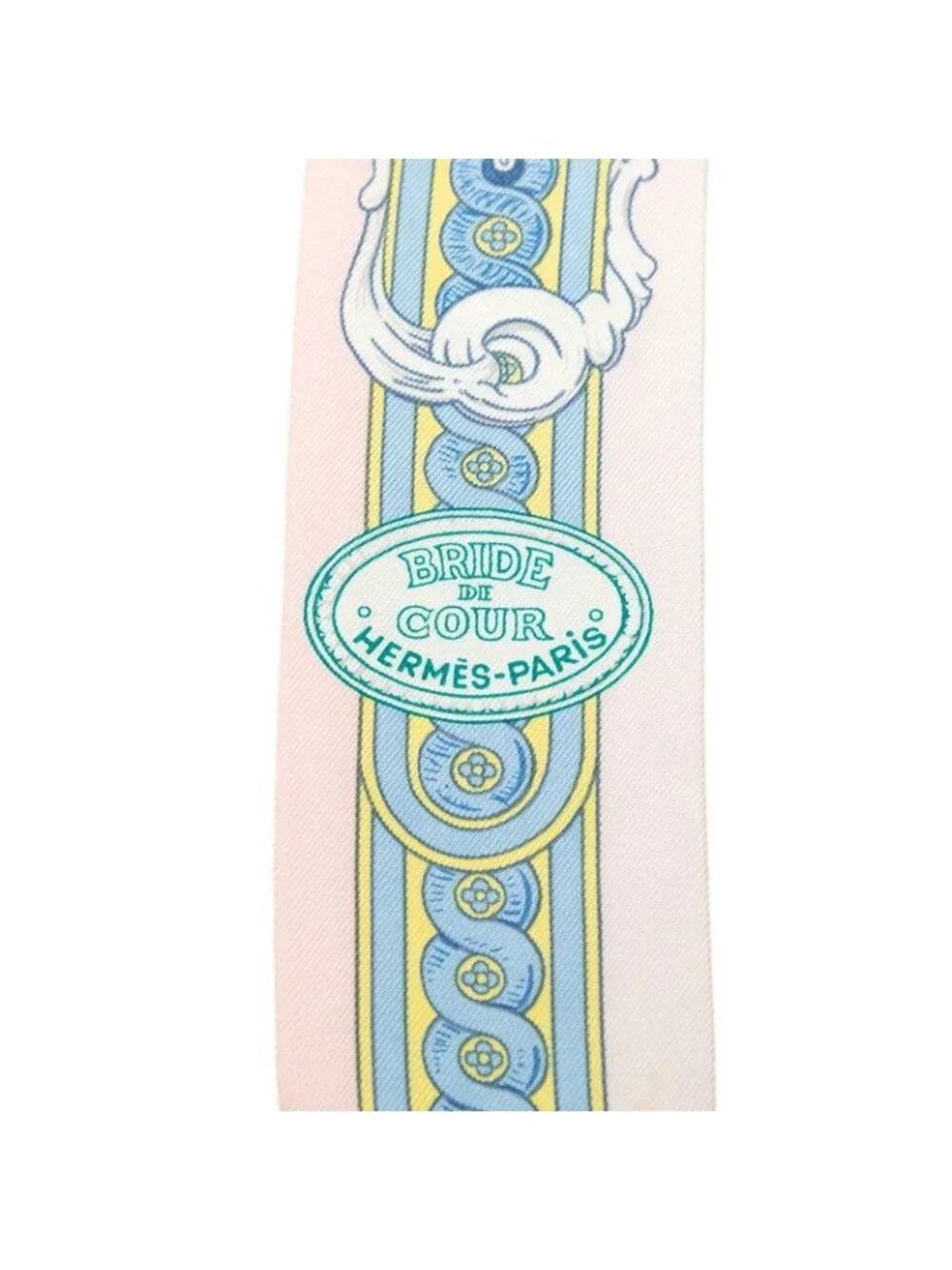 Hermes Twilly Bride de Cour Scarf Pink Multicolor Silk